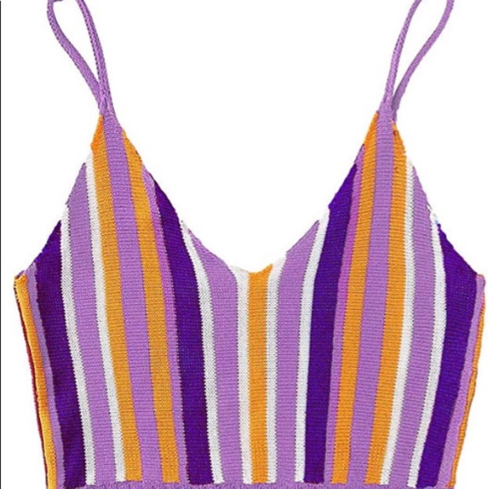 Stripped crop top